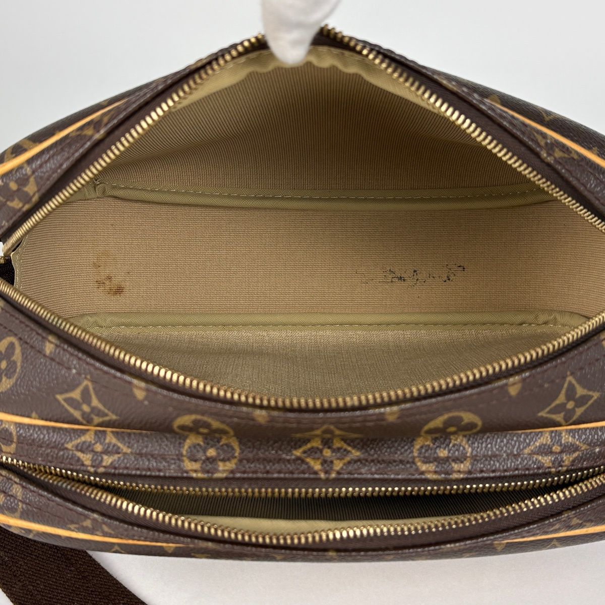 Louis Vuitton PM Crossbody Shoulder Bag Monogram Brown — view 9