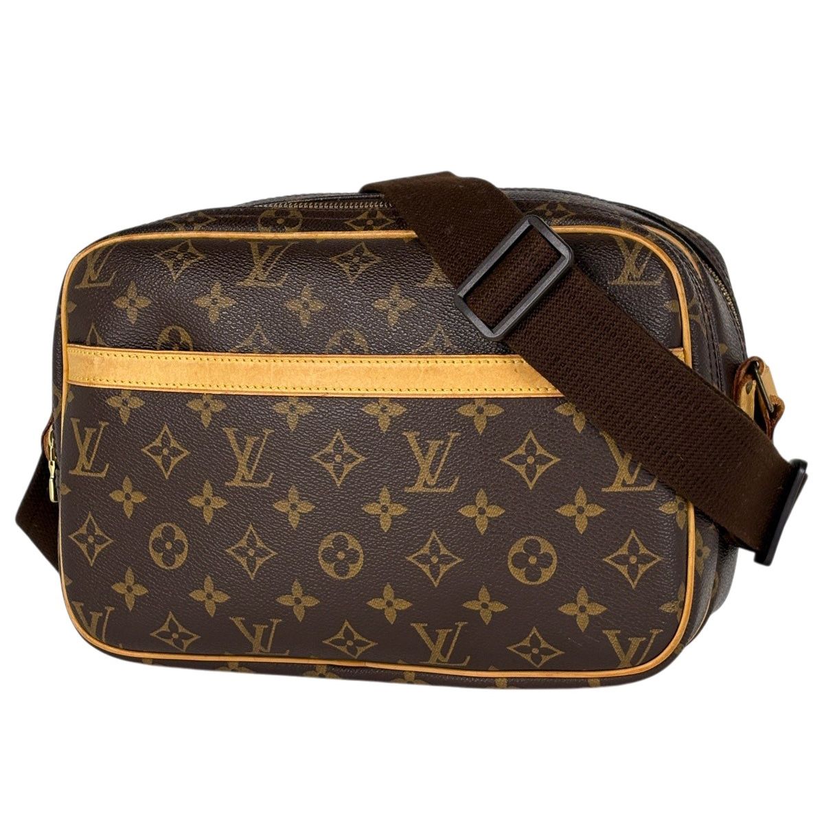 Louis Vuitton PM Crossbody Shoulder Bag Monogram Brown