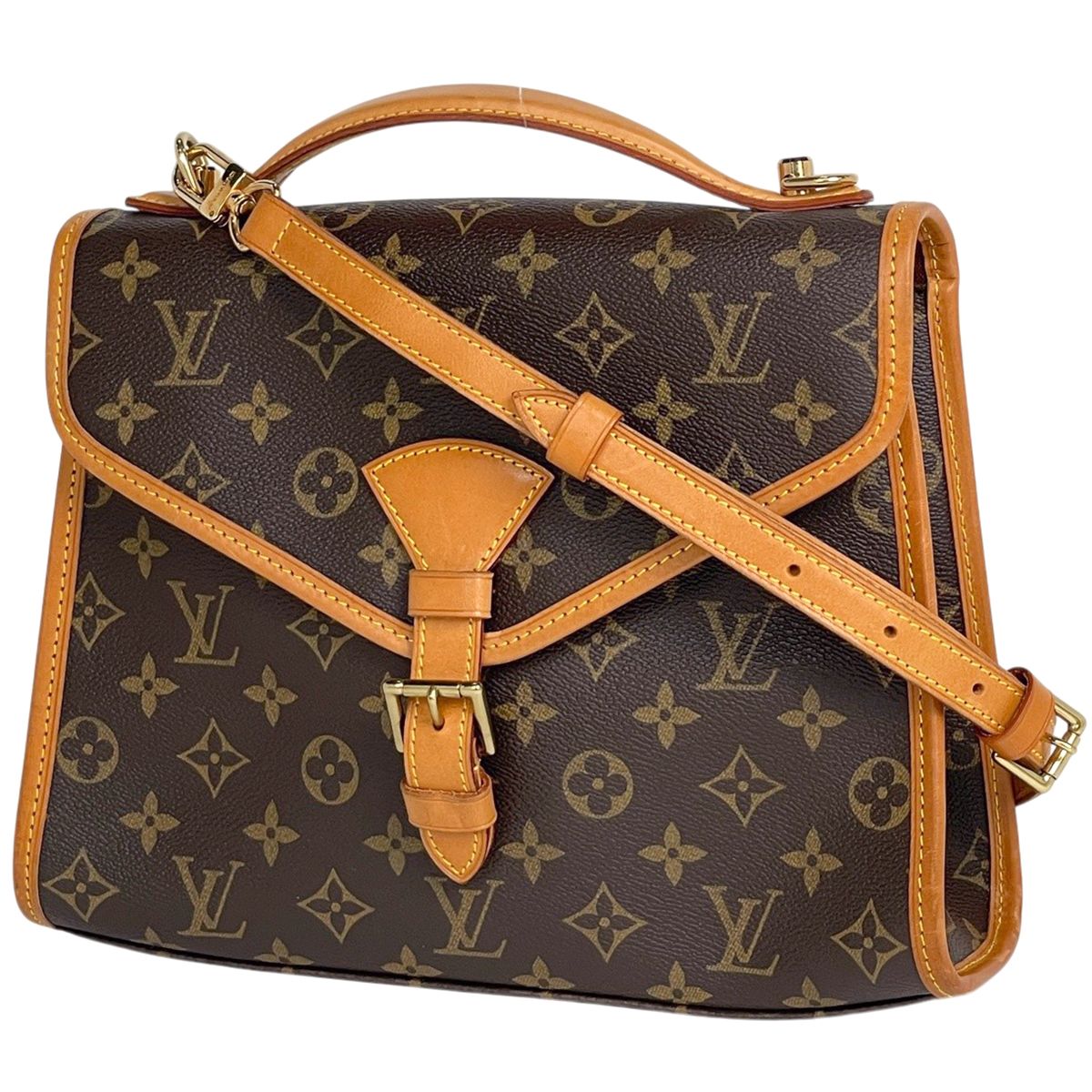 Louis Vuitton Shoulder Bag 2-Way Monogram Brown