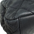 Chanel Wild Stitch Che Shoulder Bag CC Logo Black — view 6