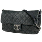 Chanel Wild Stitch Che Shoulder Bag CC Logo Black