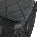 Chanel Wild Stitch Che Shoulder Bag CC Logo Black — view 8