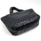 Chanel Midi Amu Tote Nylon Black — view 2