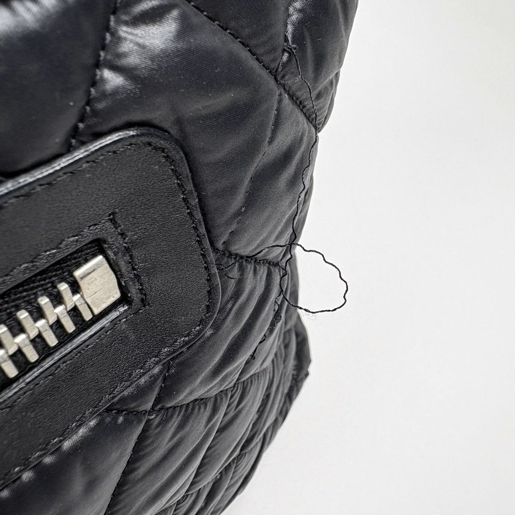 Chanel Midi Amu Tote Nylon Black — view 7