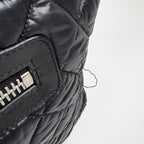 Chanel Midi Amu Tote Nylon Black — view 7