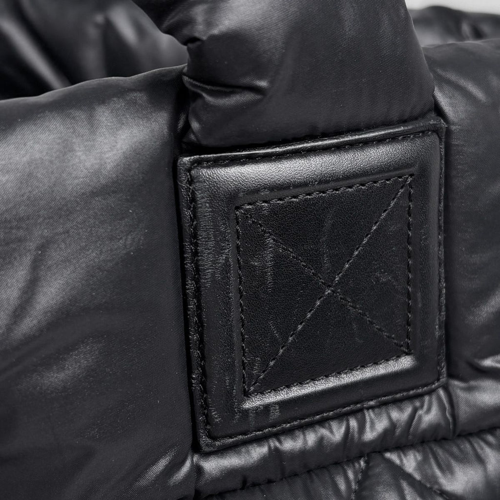 Chanel Midi Amu Tote Nylon Black — view 5