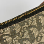 Dior o-le Tobta Pattern delebag Khaki Shoulder Bag Canvas Green — view 5