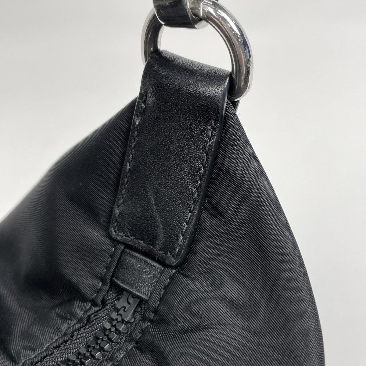 Prada Logo Shoulder Bag Nylon — view 5