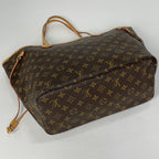 Louis Vuitton Neverfull MM Shoulder Bag Tote Monogram Brown — view 2