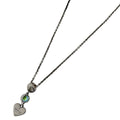Gucci Heart Motif Necklace 925 Sterling Silver