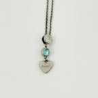 Gucci Heart Motif Necklace 925 Sterling Silver — view 2