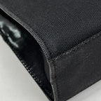 Gucci Logo Shoulder Bag Canvas Black — view 3