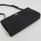 Gucci Logo Shoulder Bag Canvas Black — view 2