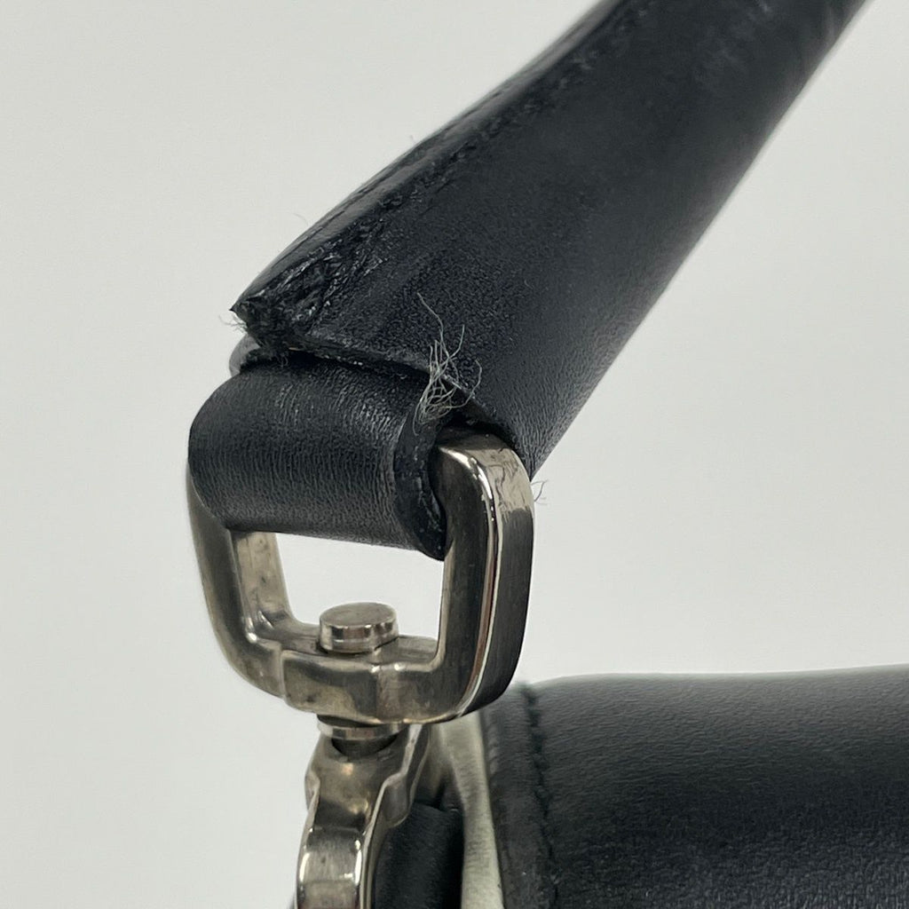 Prada Logo Handbag Leather — view 5