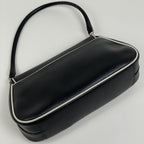 Prada Logo Handbag Leather — view 2