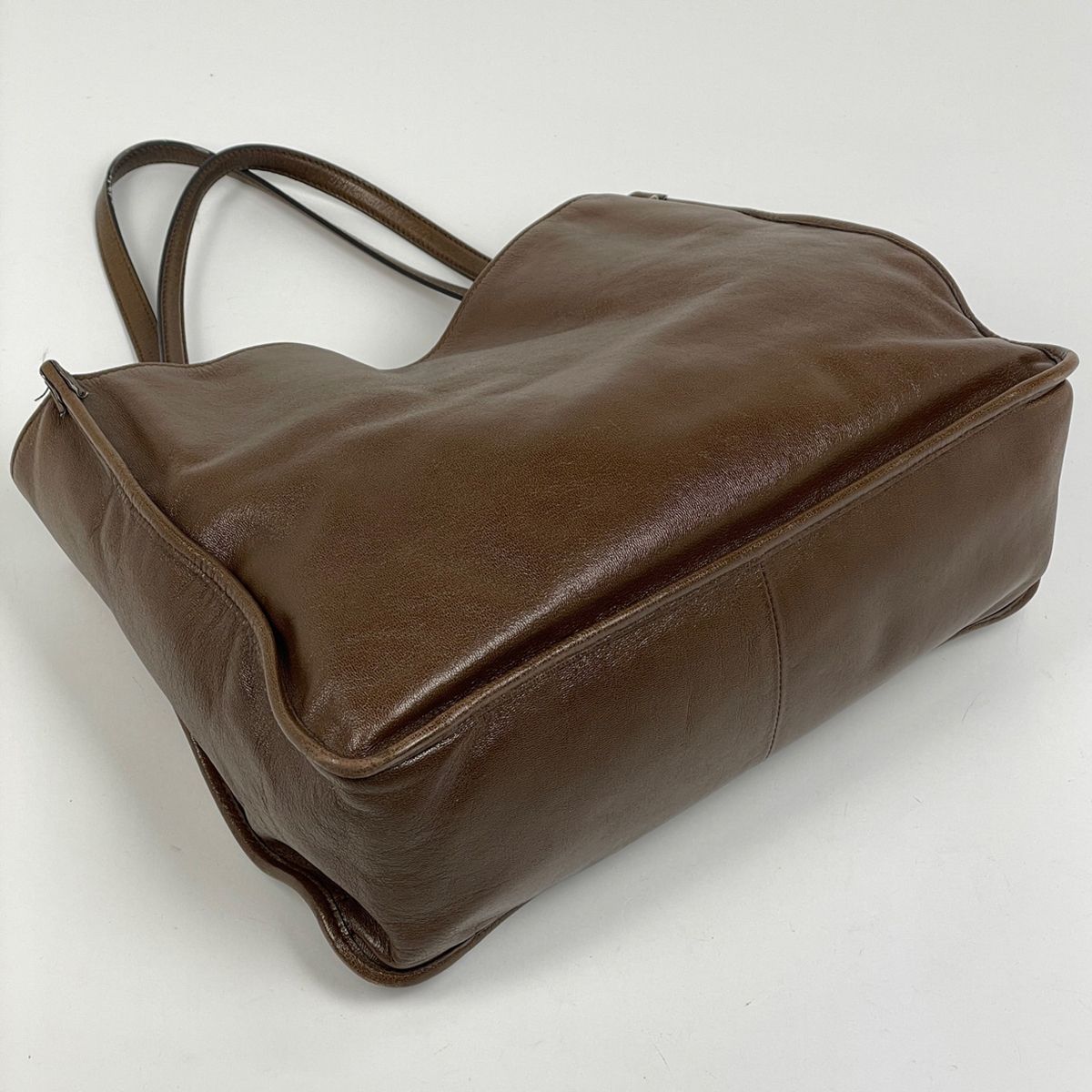 Gucci Horsebit Tote Leather Brown — view 2
