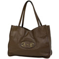Gucci Horsebit Tote Leather Brown