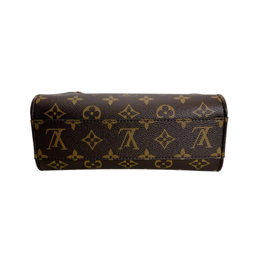 Louis Vuitton Monogram Handbag Sac Plat BB Brown — view 5