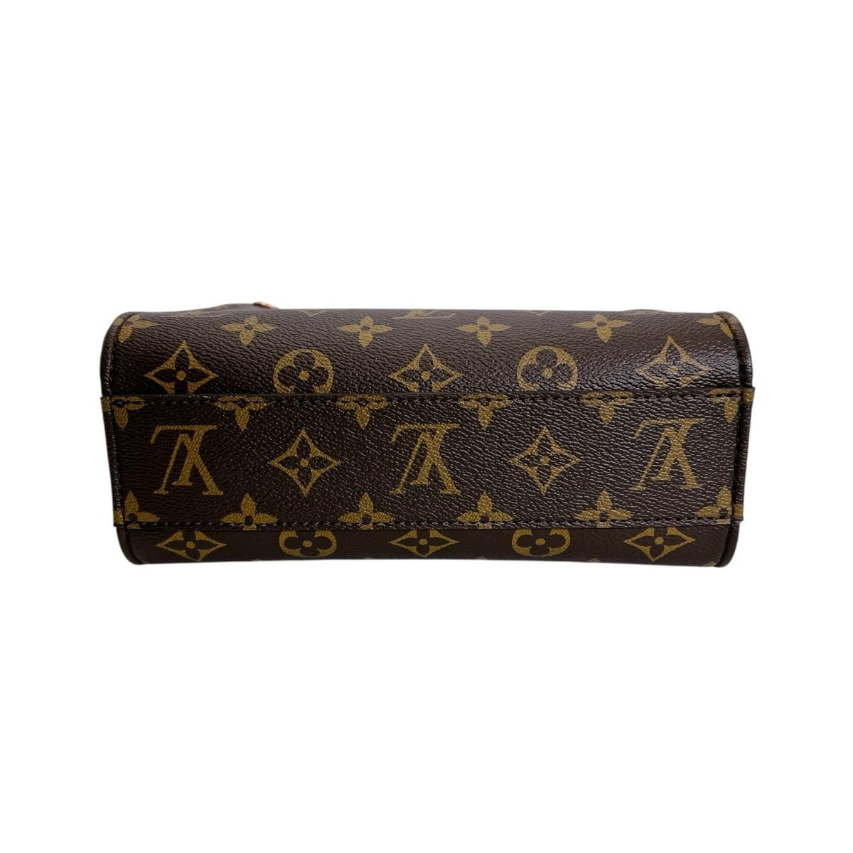 Louis Vuitton Monogram Handbag Sac Plat BB Brown — view 5