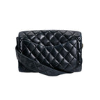 Chanel Lambskin Cross Belt Bag Quilted Black — view 3