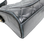 Chanel Lambskin Cross Belt Bag Quilted Black — view 9