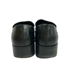Gucci Loafers 41 Black Plate Logo Leather — view 3
