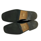 Gucci Loafers 41 Black Plate Logo Leather — view 4