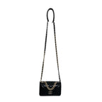 Chanel Lambskin Chain Wallet 19 Shoulder Bag Black — view 3