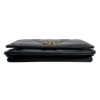 Chanel Lambskin Chain Wallet 19 Shoulder Bag Black — view 5