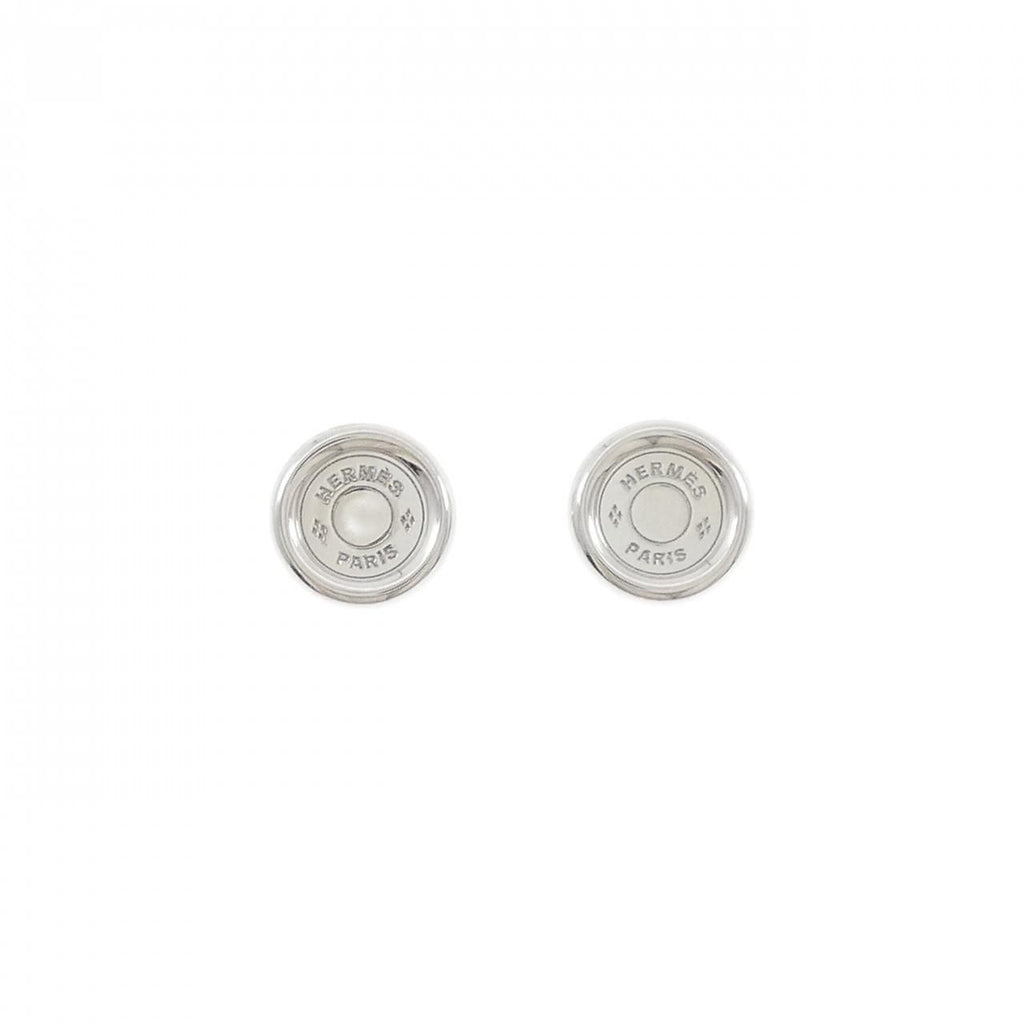 Hermes Earrings White Gold