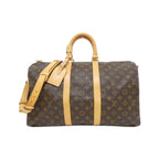 Louis Vuitton Monogram Keepall Bandouliere 45 cm Boston Bag