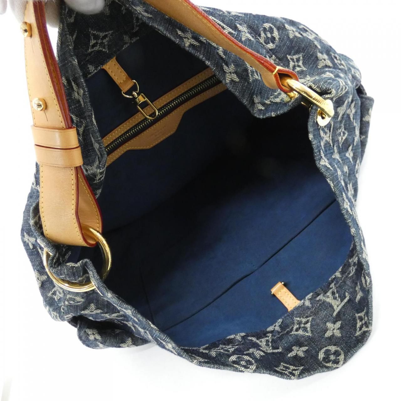 Louis Vuitton Monogram Denim Daily GM Shoulder Bag — view 6