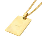 Celine Vintage Necklace Gold — view 3