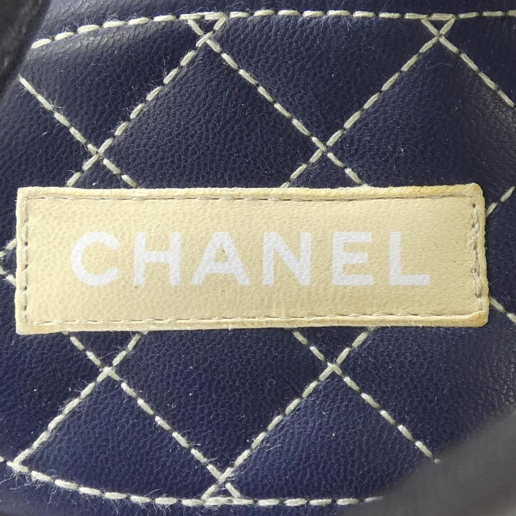Chanel Sandals Navy — view 6