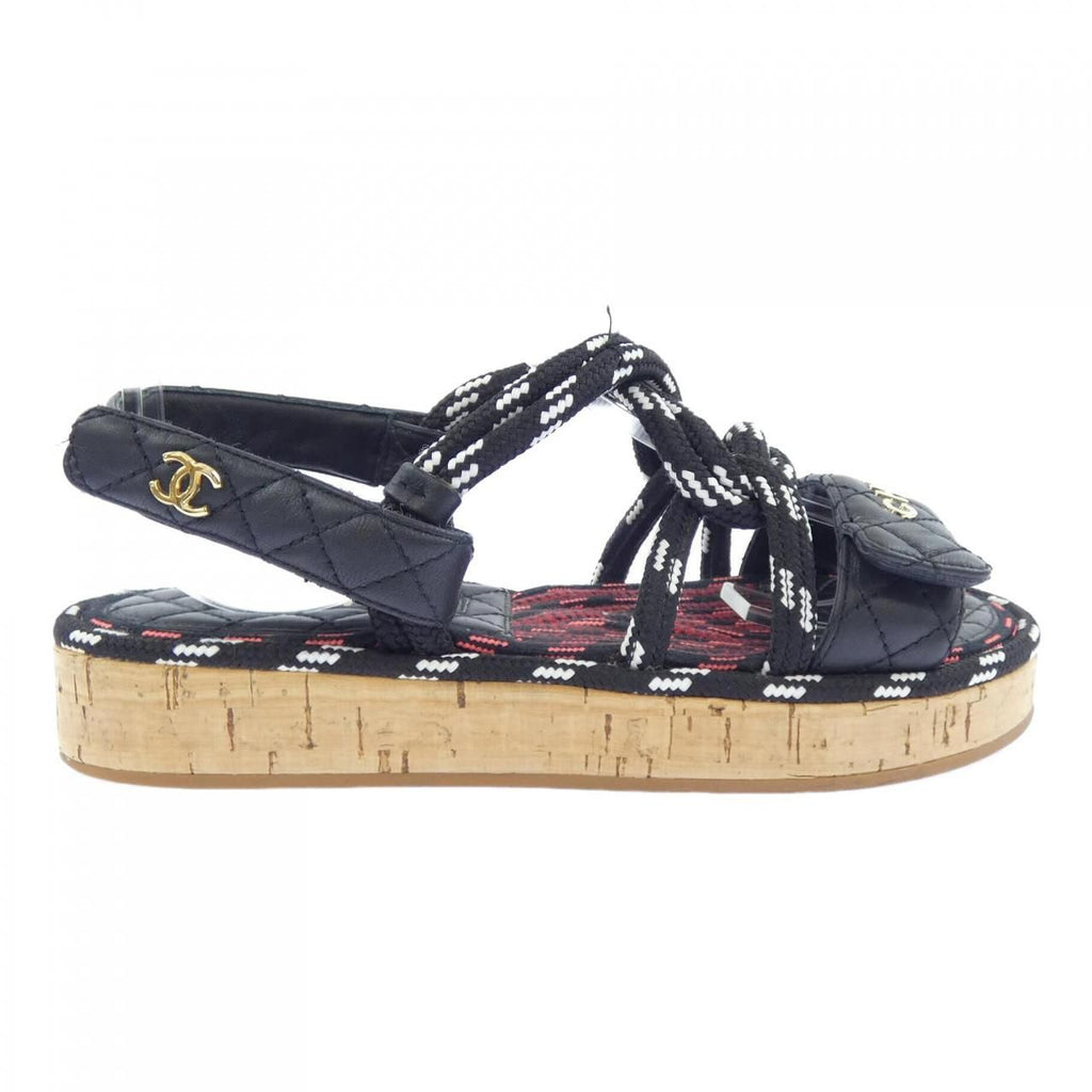 Chanel Sandals Black