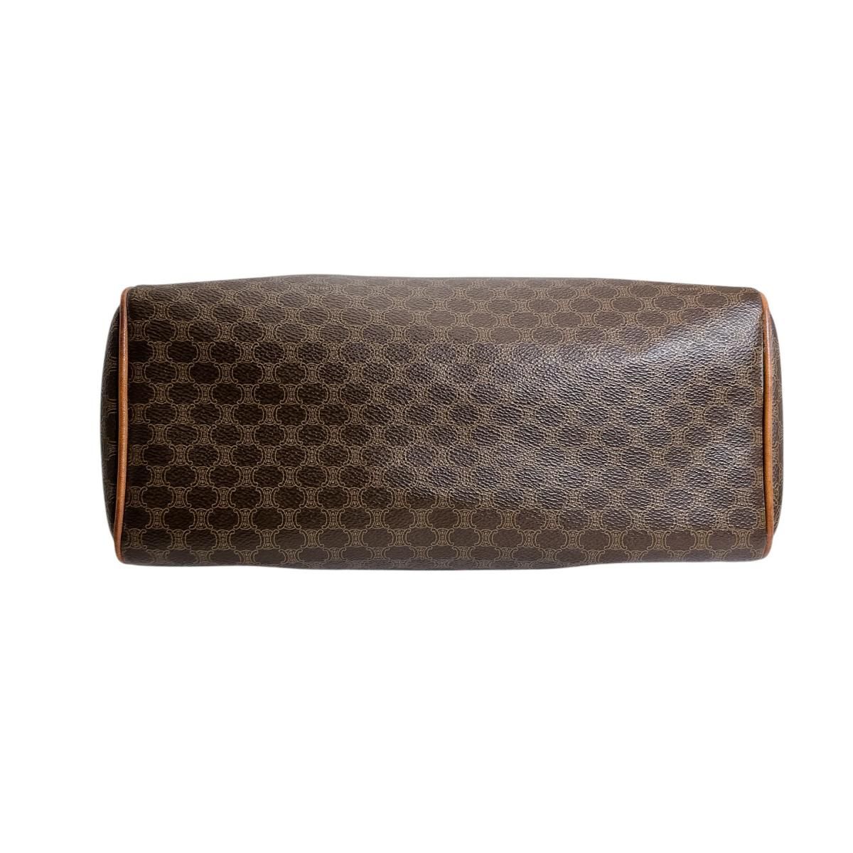 Celine Leather Handbag Macadam Brown — view 4
