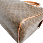Celine Leather Handbag Macadam Brown — view 7