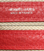 Hermes Tote Silver Garden Party PM 36 Taurillon Clemence — view 4