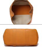 Hermes Tote Silver Garden Party PM 36 Taurillon Clemence — view 3