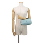 Hermes Pouch Bride-a-Brac PM Eucalyptus Silver Canvas Case — view 4