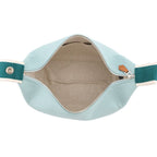 Hermes Pouch Bride-a-Brac PM Eucalyptus Silver Canvas Case — view 5