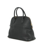 Hermes Handbag Bolide 35 Black Gold Taurillon Clemence 2-Way — view 2