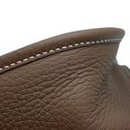Hermes Shoulder Bag Evelyne 3 PM Etoupe Silver Taurillon Clemence — view 6