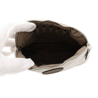 Hermes Waist Bag Bolide Ceinture Golf Beige Buffalo Etoupe Silver Cotton — view 6