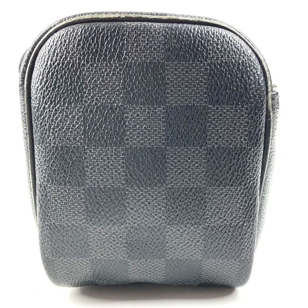 Louis Vuitton Pouch Toilet Damier Graphite Canvas Black — view 4