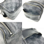 Louis Vuitton Pouch Toilet Damier Graphite Canvas Black — view 7