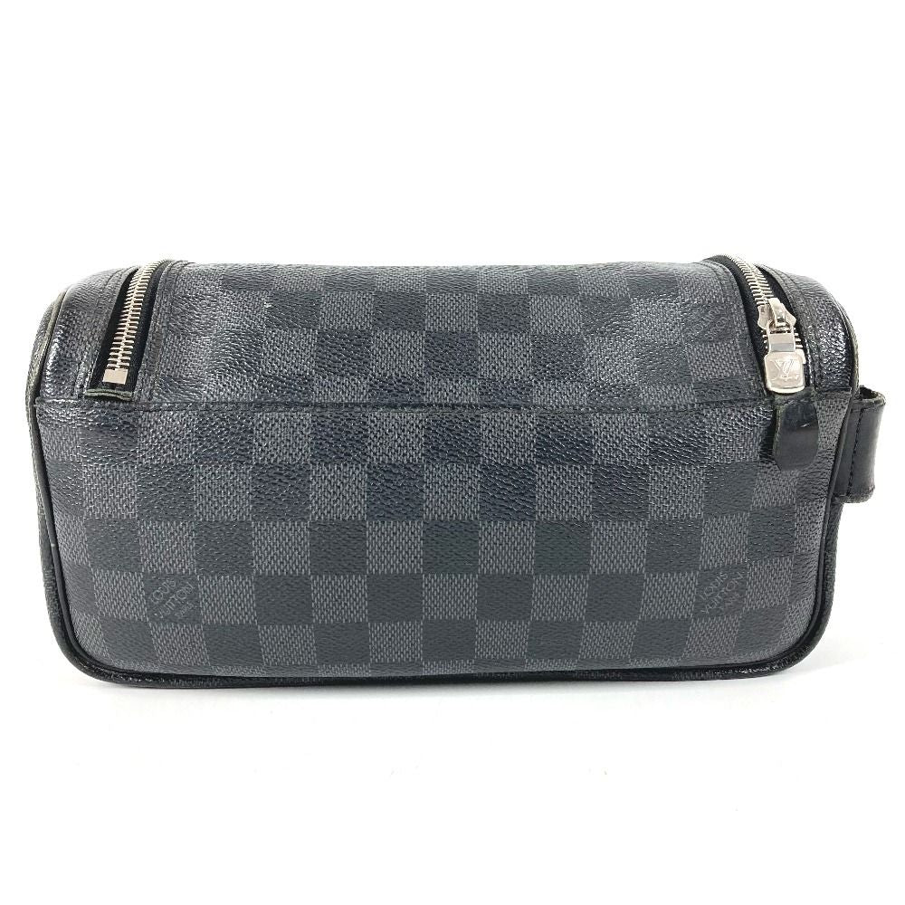 Louis Vuitton Pouch Toilet Damier Graphite Canvas Black — view 2