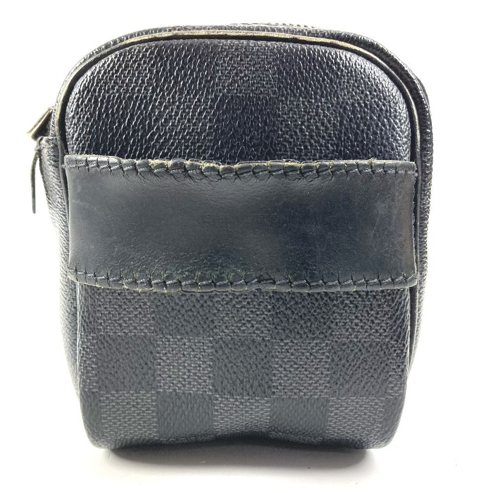 Louis Vuitton Pouch Toilet Damier Graphite Canvas Black — view 3