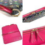 Louis Vuitton Wallet Portefeuille Insolite Monogram Multicolor Canvas Black — view 7