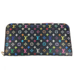 Louis Vuitton Wallet Portefeuille Insolite Monogram Multicolor Canvas Black